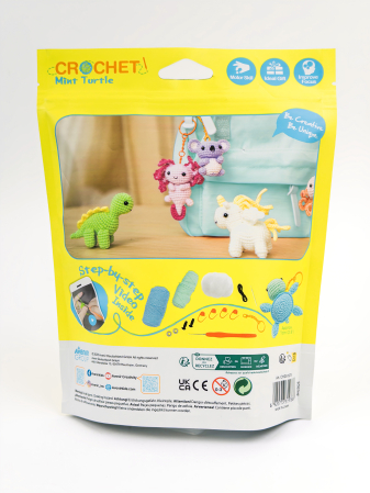 Kit de crosetat pentru copii - Mint Turtle [1]