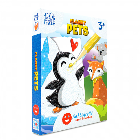 Vârstă - Kit de desenat cu particule de marmura - Animale