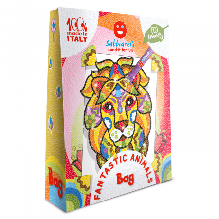 Vârstă - Kit de desenat cu particule de marmura - Animale Fantastice