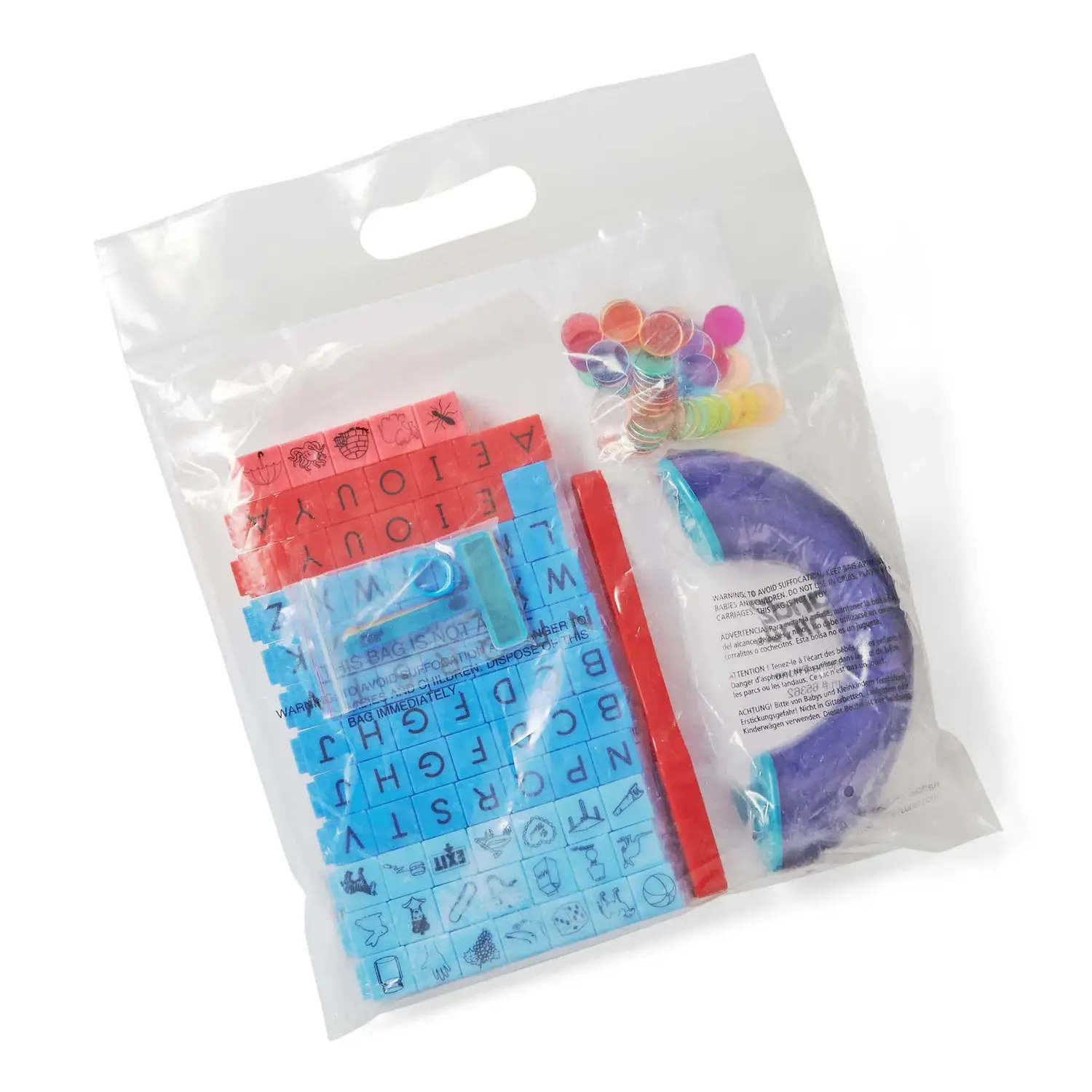 Kit de materiale tactile - Invat sa scriu & citesc (lb. engleza) [1]