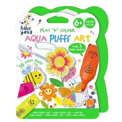 Jucarii creative - Kit DIY - Creeaza coliere cu pandantive pufoase Aqua Puff