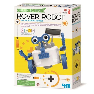 Noutati - Kit DIY Green Science - Robot Rover hibrid cu energie solara