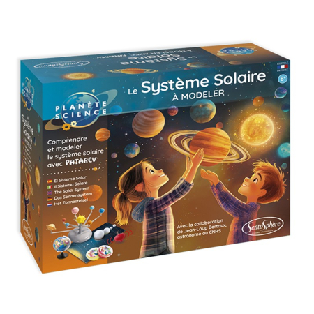 Jucarii Educative - Kit experimente cu plastilina Patarev - Sistemul Solar - Sentosphere