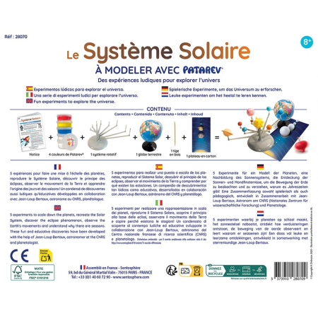 Kit experimente cu plastilina Patarev - Sistemul Solar - Sentosphere [4]