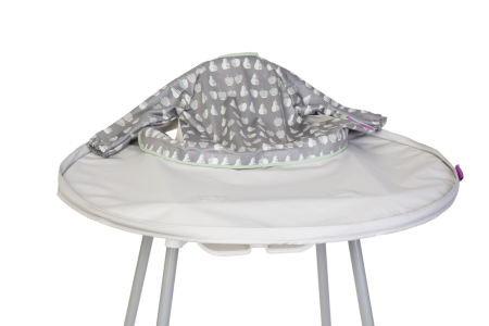 Mama si copilul - Kit hranire - Baveta si tava (Fructe Vesele)