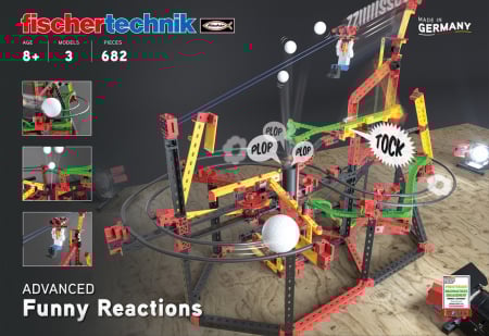 Kit STEM Circuite XL de reactii in lant traznite, Fischertechnik [3]