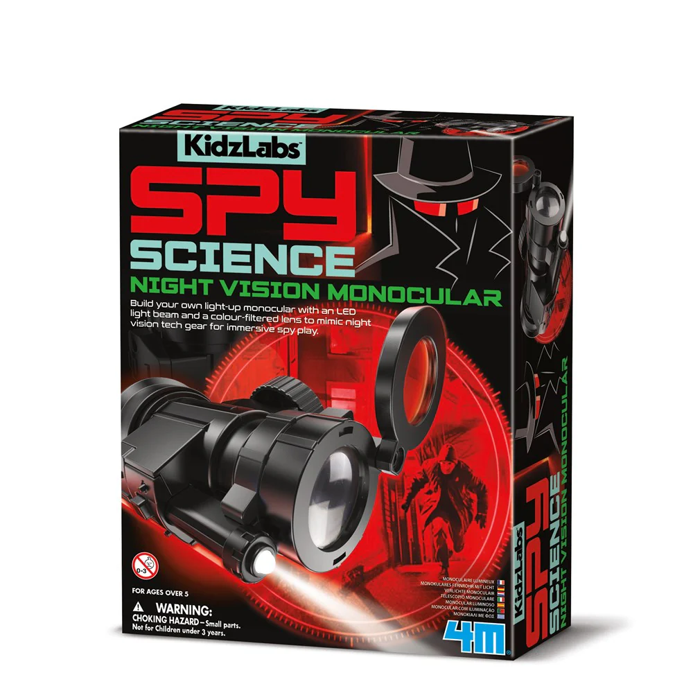 Jucării copii 7-8 ani - Kit STEM - Monocular cu vedere nocturna KidzLabs
