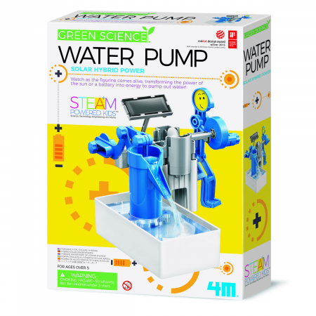 Cadouri Baieti - Kit stiintific - Pompa de apa, Stiinta Verde - Green Science