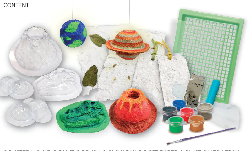 Kit stiintific - tehnica Paper Mache, Stiinta Verde - Green Science [1]