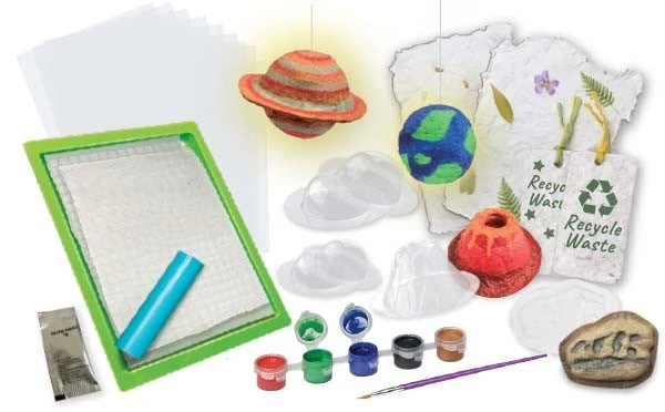 Kit stiintific - tehnica Paper Mache, Stiinta Verde - Green Science [2]