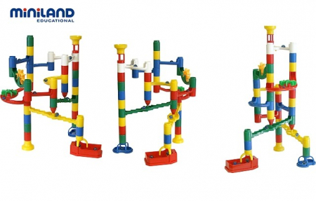 Labirint cu bile Miniland 36 piese [0]