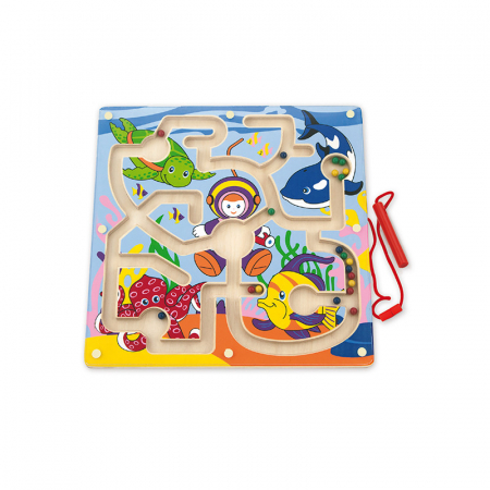 Labirint magnetic cu bile, In adancuri, Viga [1]