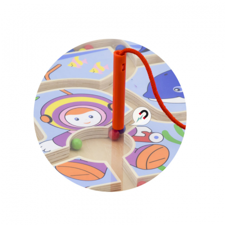 Labirint magnetic cu bile, In adancuri, Viga [2]