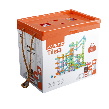 Jucarii creative - Labirintul meu magnetic - 160 piese (5.5 cm)