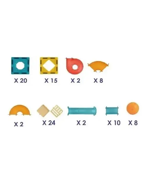 Labirintul meu magnetic - 91 piese (5.5 cm) [3]