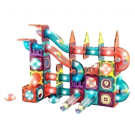 Labirintul meu magnetic cu lumini - 140 piese (7.5 cm) [2]