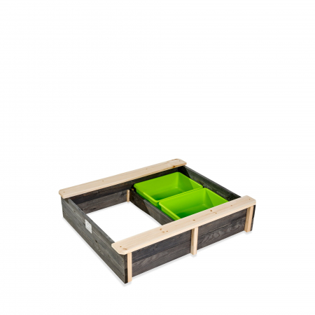 Ladă de nisip din lemn Aksent 94x77 cm, Exit Toys [1]