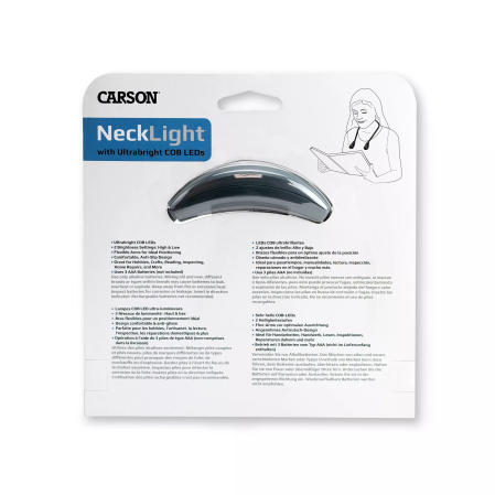 Lampa LED de gat hands-free cu doua surse de lumina, 70 lumeni [1]