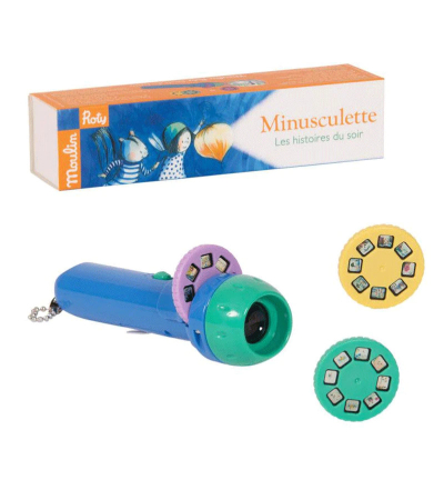 3-5 ani - Lanterna cu povesti Minusculette, Moulin Roty