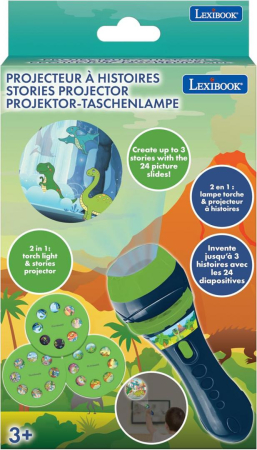 LANTERNA CU PROIECTOR, DINOZAUR [2]