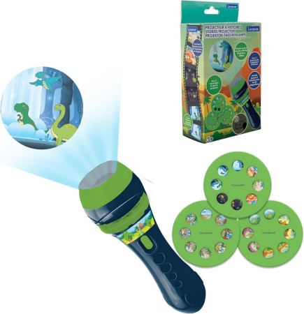 Ne jucam de-a… - LANTERNA CU PROIECTOR, DINOZAUR