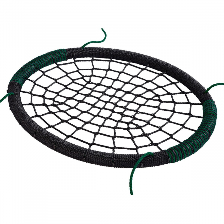 Leagane - Leagan cuib oval PP negru verde