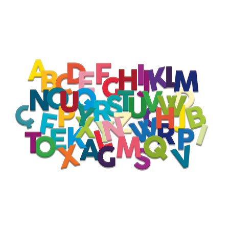 Litere majuscule magnetice din lemn - Vilac [2]