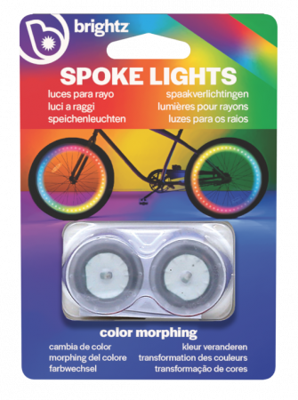 Biciclete - Lumină LED dublă pentru spițe bicicletă, Orbit