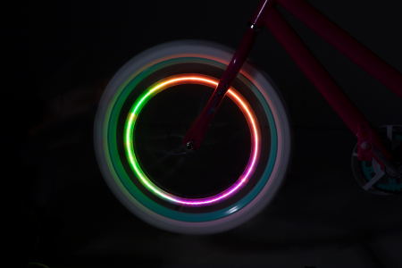 Lumină LED dublă pentru spițe bicicletă, Orbit [1]