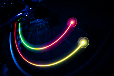 Lumină LED dublă pentru spițe bicicletă, Orbit [5]