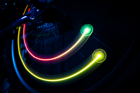 Lumină LED dublă pentru spițe bicicletă, Orbit [6]