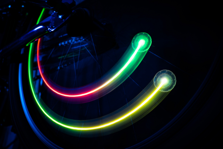 Lumină LED dublă pentru spițe bicicletă, Orbit [4]