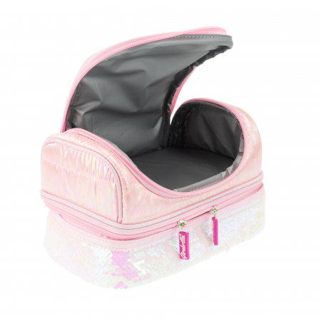 Lunch box Girabrilla – cutie termică matlasată cu paiete reversibile și interior impermeabil [1]