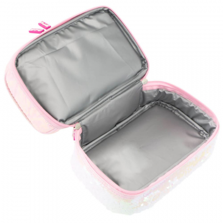 Lunch box Girabrilla – cutie termică matlasată cu paiete reversibile și interior impermeabil [3]