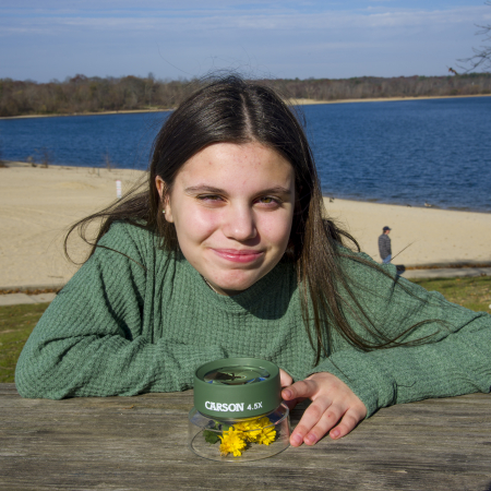 Lupa cu suport, marire 4.5x,  BugLoupe [4]