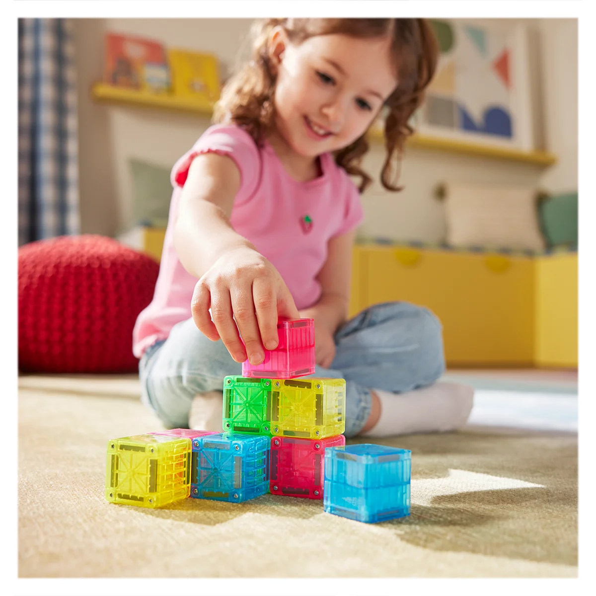 MAGNA-TILES Cubes, primul meu set magnetic [1]