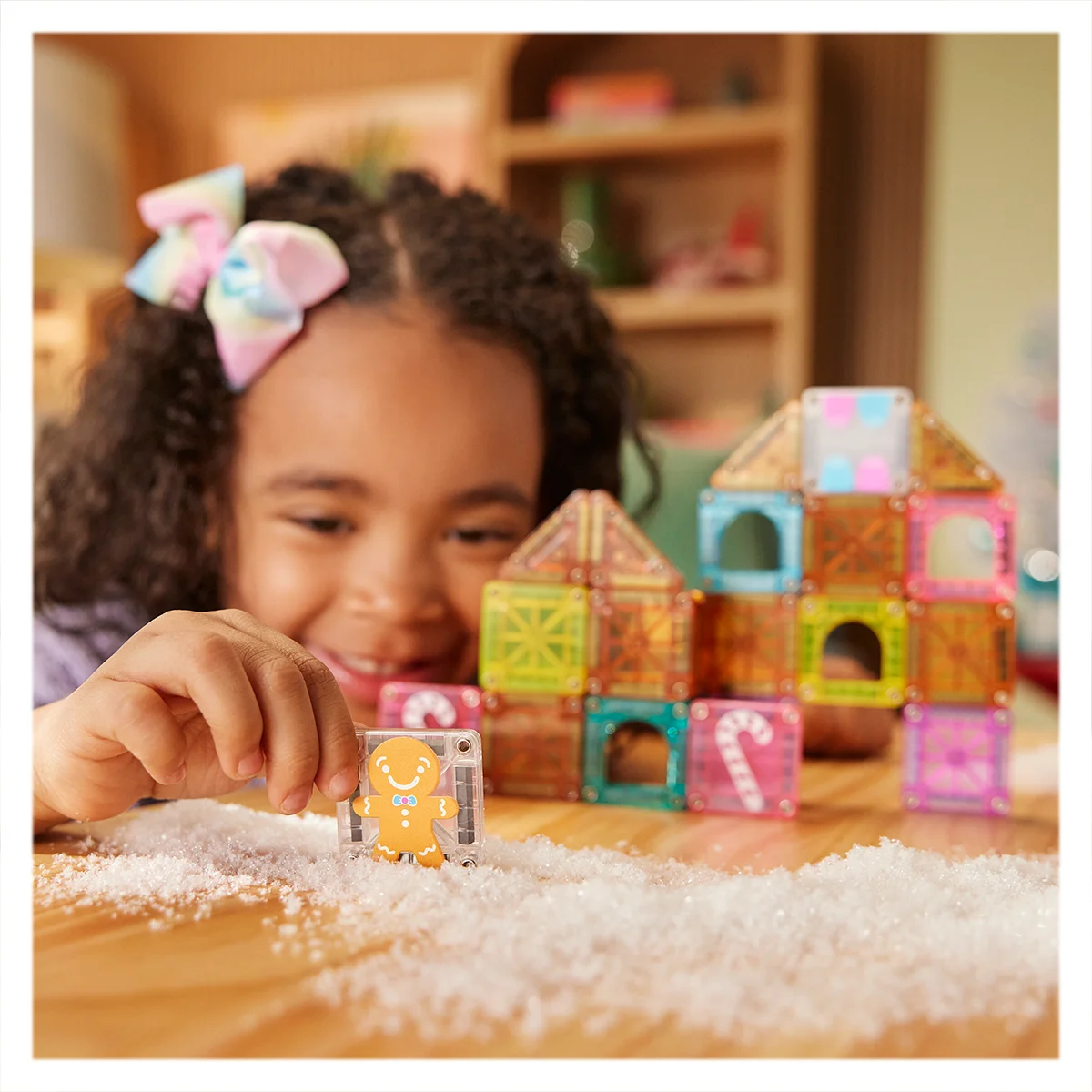 MAGNA-TILES Gingerbread House, Travel set [1]