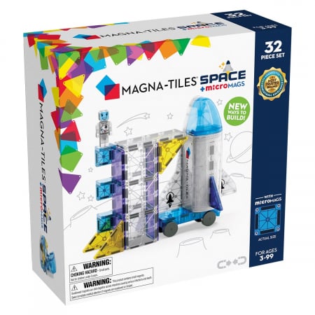 Jucarii creative - MAGNA-TILES Space, set magnetic