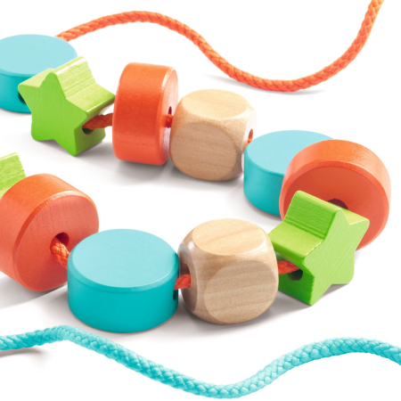 Margele din lemn de insirat Djeco [1]