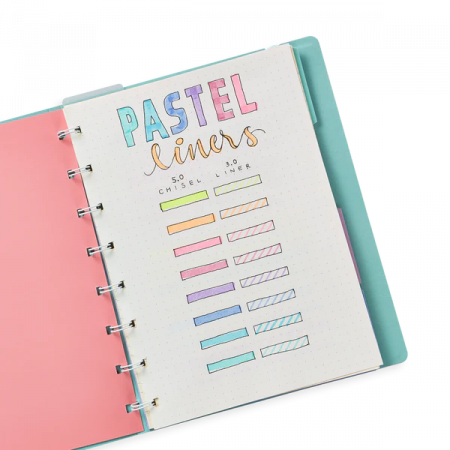 Markere cu varf dublu - Pastel Liners - Set de 8 [2]
