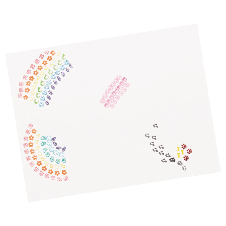 Carioci lavabile duble cu stampile Stampables- Set de 18 [8]