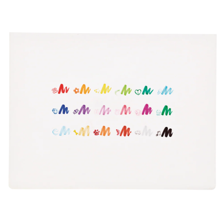 Carioci lavabile duble cu stampile Stampables- Set de 18 [4]