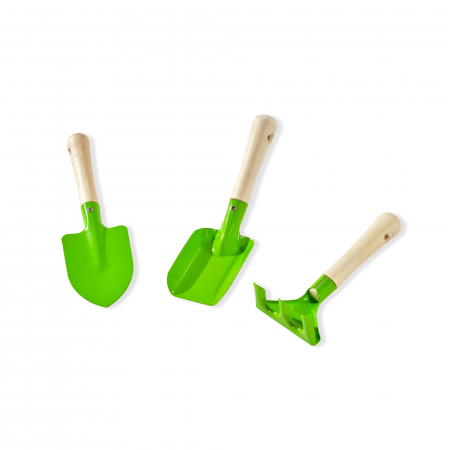 Masă de joacă Aksent cu nisip, apă, umbrelă și accesorii de grădinărit, Exit Toys [5]
