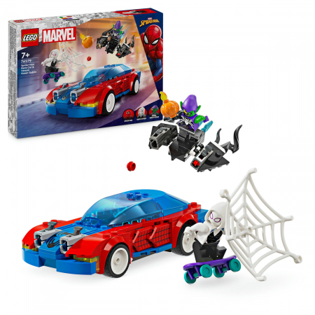 Varsta -  Masina de curse a Omului Paianjen si Venom Green Goblin