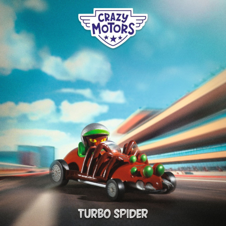 Masina de curse Turbo Spider, Colectia Crazy Motors, Djeco [4]