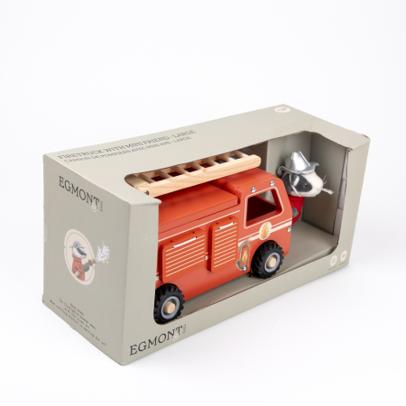 Masina de pompieri din lemn cu accesorii, Egmont Toys [0]