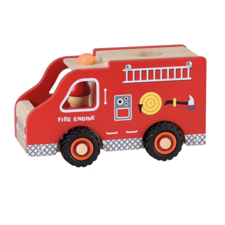 Varsta - Masina de pompieri din lemn, Egmont Toys