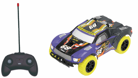 Vehicule - MASINUTA CU TELECOMANDA NITRO RACER,  SCARA 1/24, 19CM, ALBASTRU