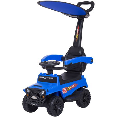 Masinuta de impins Chipolino Safari blue cu maner si copertina [0]