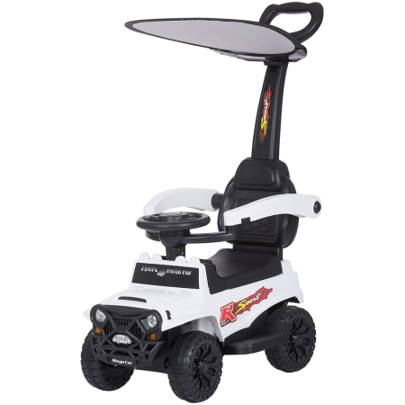 Masinuta de impins Chipolino Safari white cu maner si copertina [0]